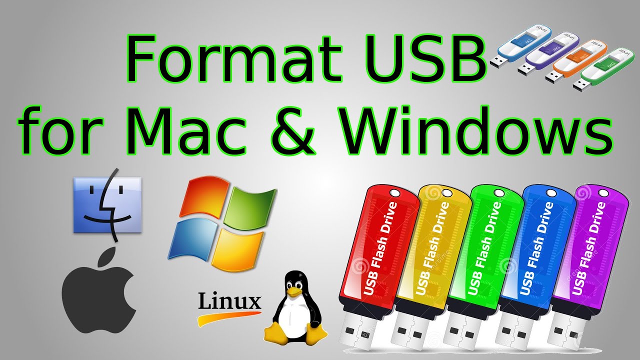 format usb on mac for windows 7